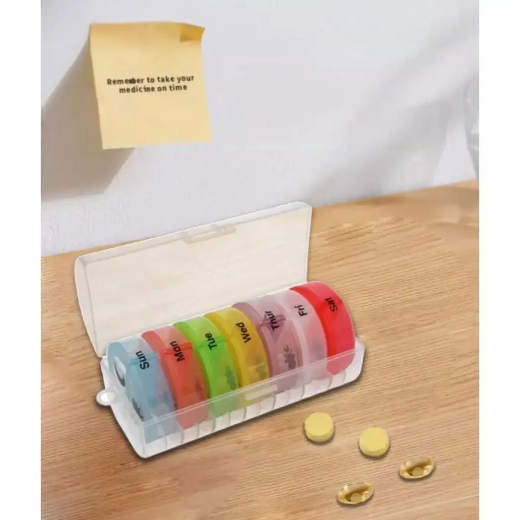 Tablets - 1/2 قطعة منظم أدوية محمول لمدة