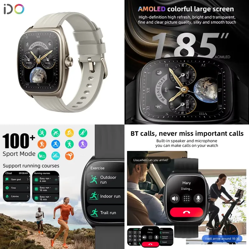 Smartwatches - ساعة ذكية رجالية أنيقة 2025 بشاشة