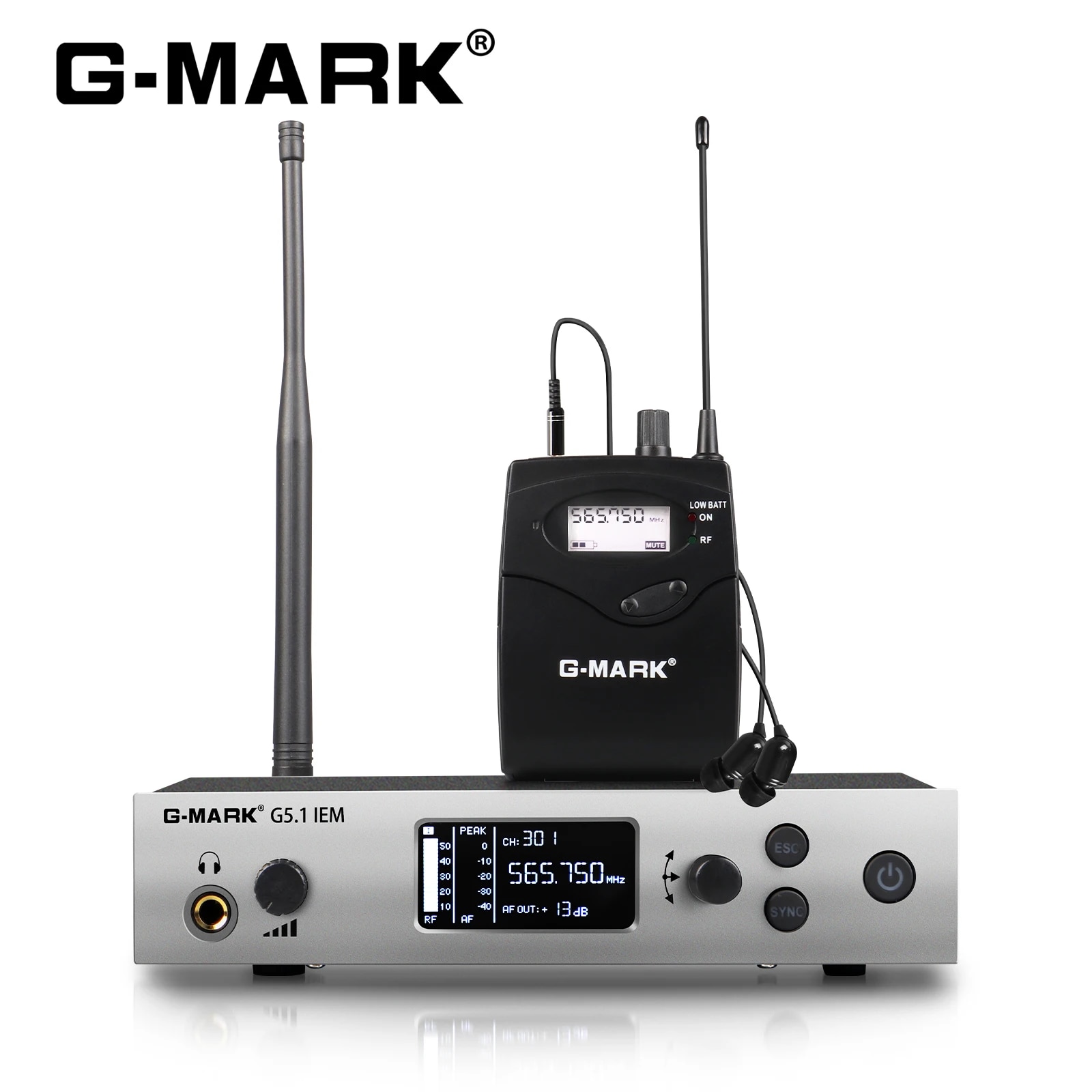 In Ear Monitors For Singers - نظام مراقبة لاسلكي داخل الأذن G-MARK