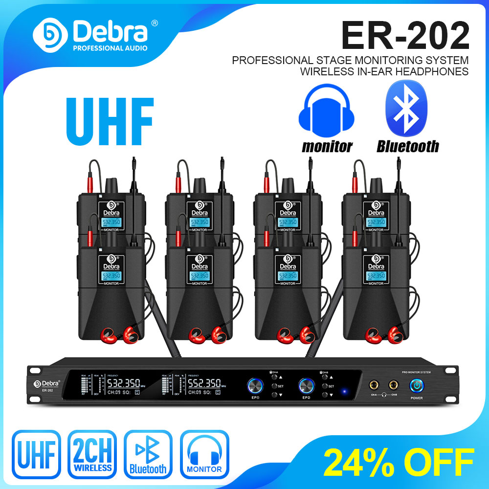 In Ear Monitors For Singers - نظام مراقبة لاسلكي داخل الأذن Debra