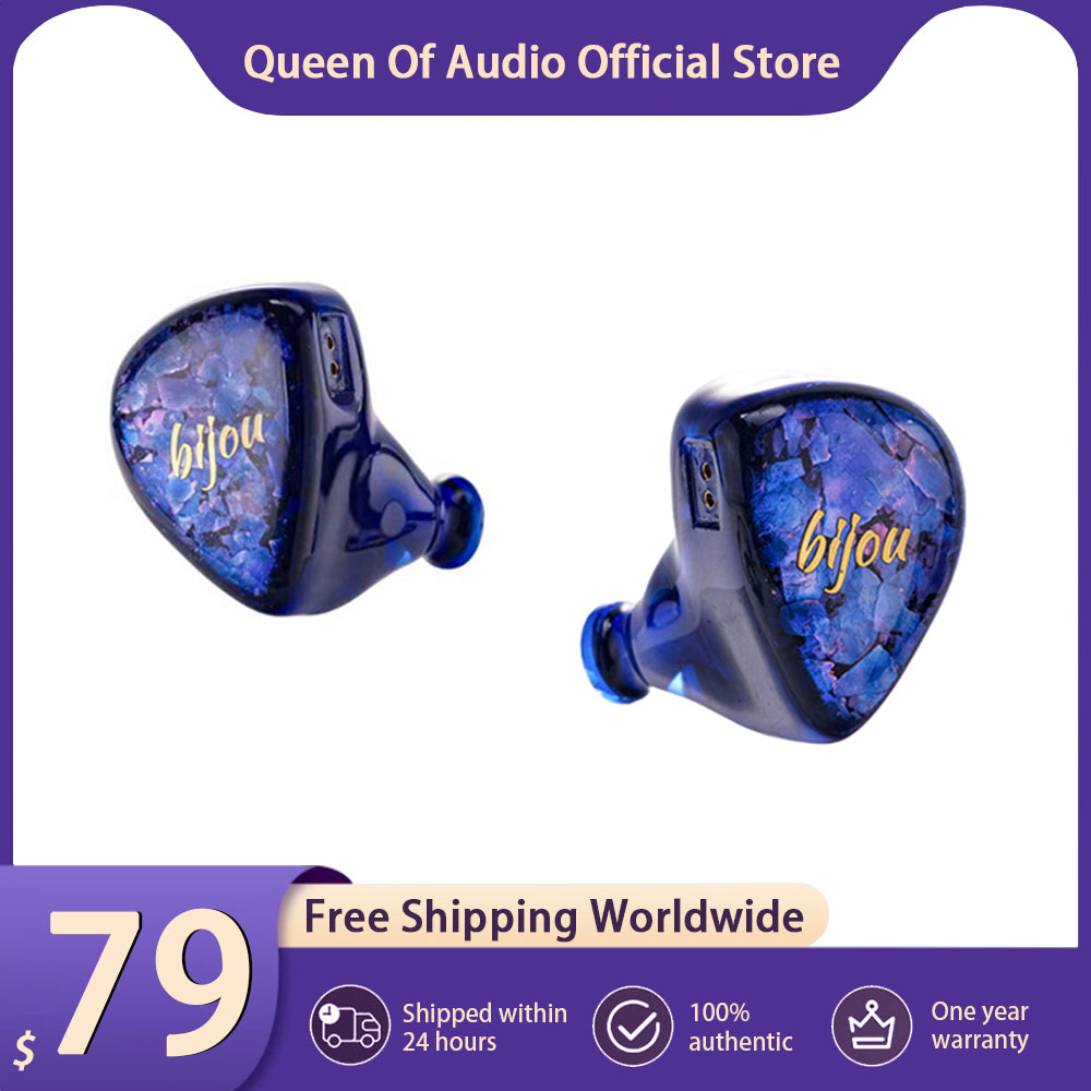 Planar Magnetic Iem Earphones - سماعات أذن جديدة QoA Bijou بتصميم