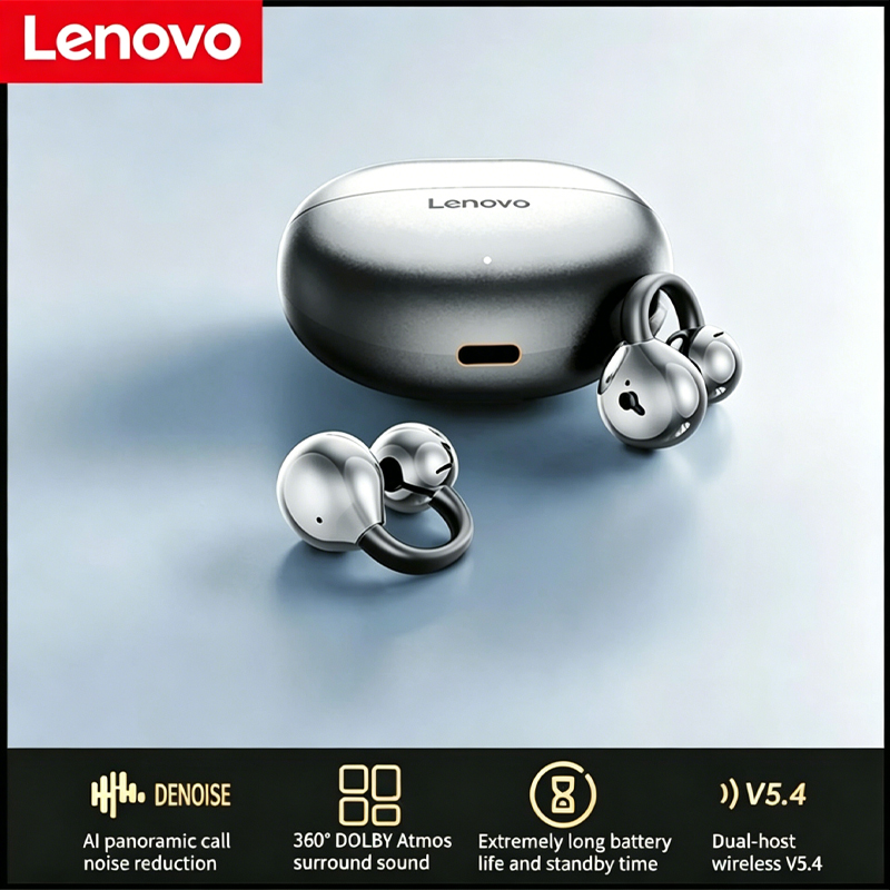 Tws Earbuds Bluetooth 5.3 - سماعات لينوفو اللاسلكية بتقنية البلوتوث 5.4،