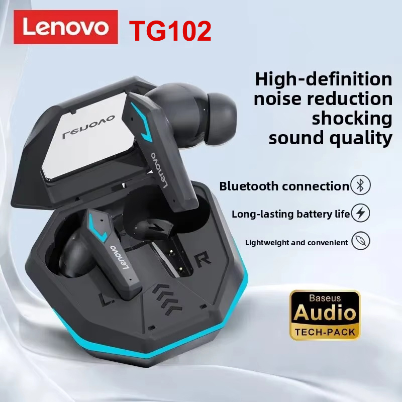 Gaming Headset With Mic Rgb - سماعات أذن لاسلكية للألعاب Lenovo TG102