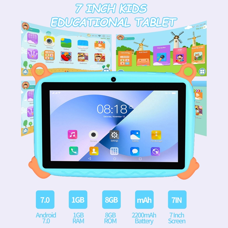 Tablets - جهاز لوحي للأطفال بشاشة مقاس 7