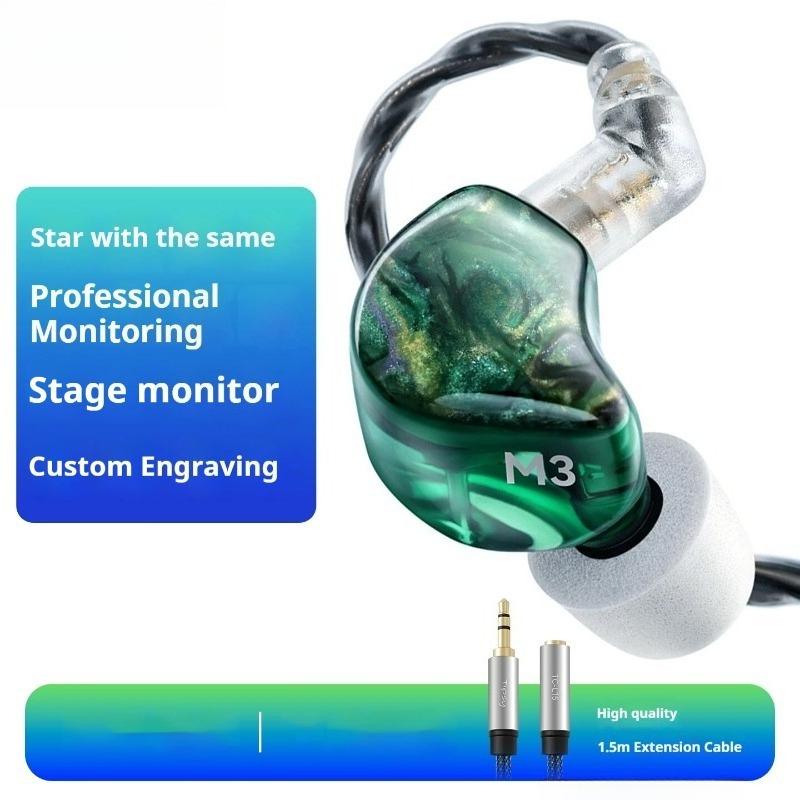 In Ear Monitors For Singers - سماعات أذن M3 للمراقبة، سلكية داخل