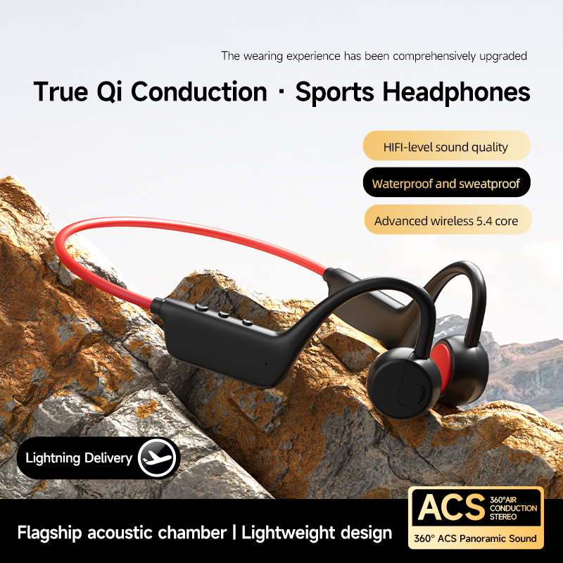 سماعة رأس لاسلكية بتقنية التوص - مراجعة Bone Conduction Running Headphones وسعره