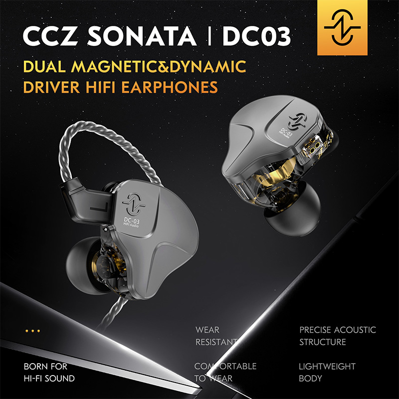 سماعات أذن سلكية CCZ DC03 IEM  - مراجعة In Ear Monitors For Singers وسعره