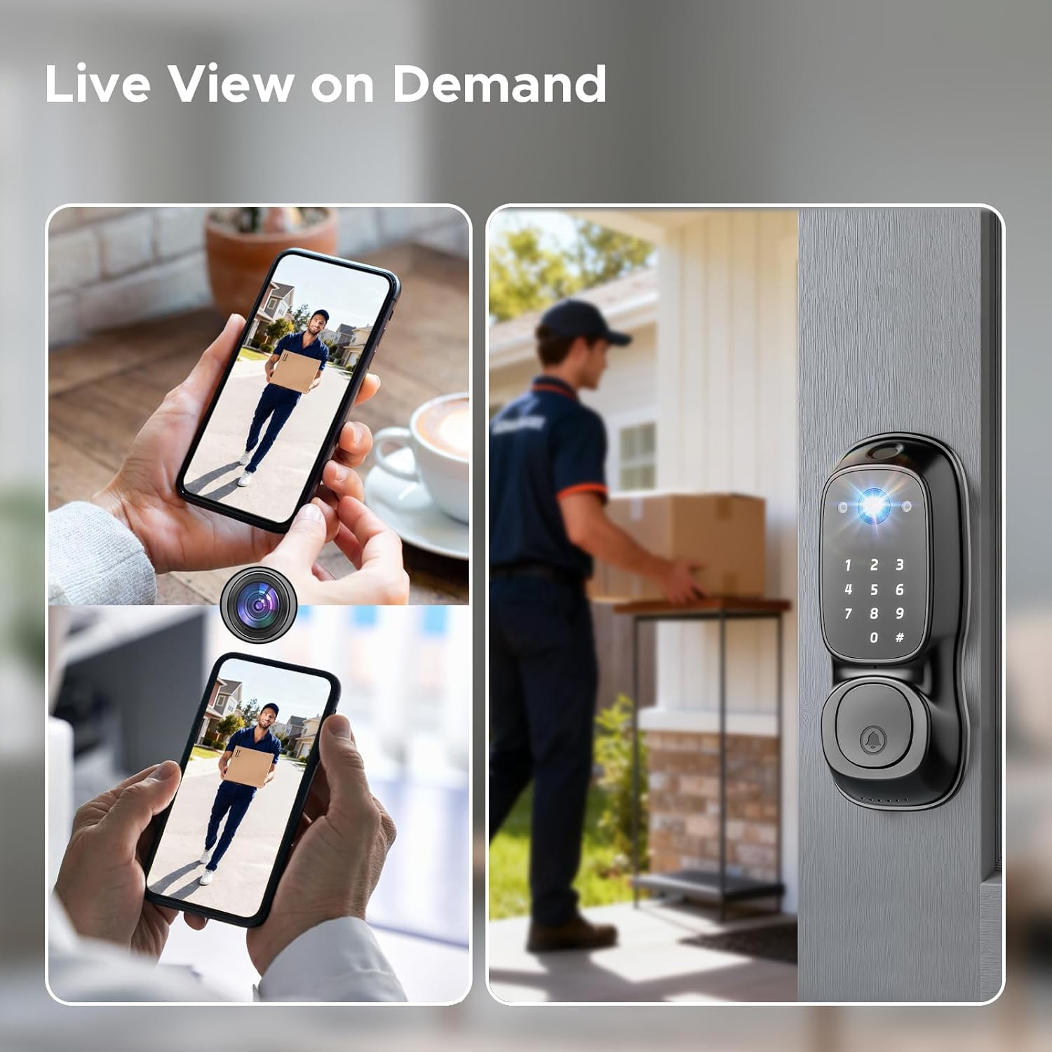 قفل باب ذكي بتقنية واي فاي من  - مراجعة Cameras وسعره