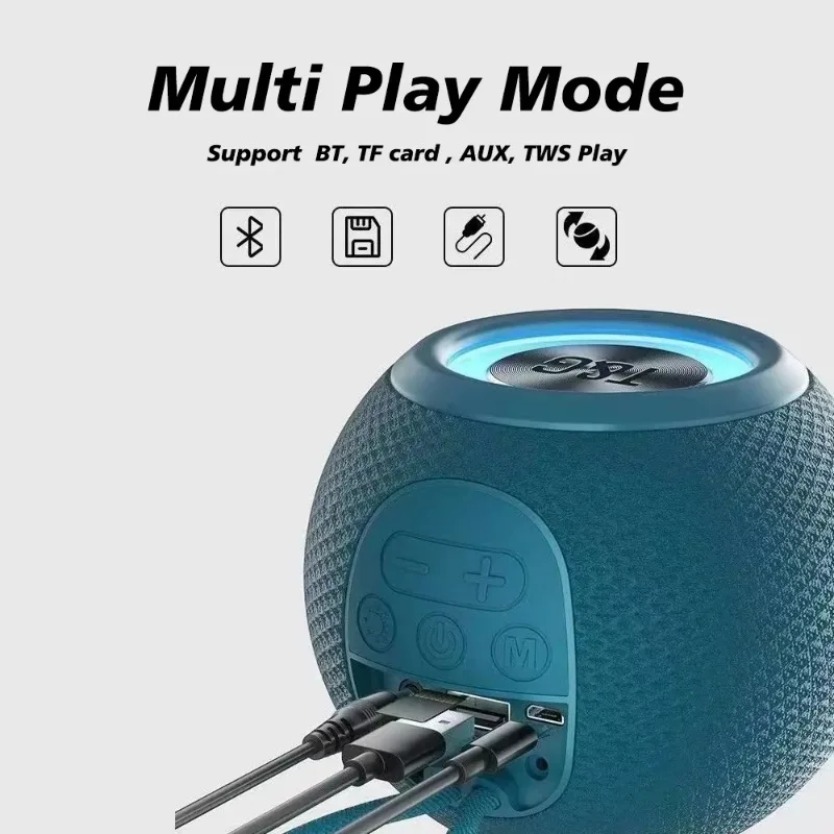 مكبر صوت بلوتوث TG337 TWS مع ص - مراجعة Portable Bluetooth Speaker Waterproof Ipx7 وسعره