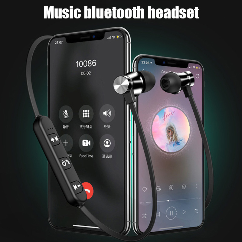 سماعة رأس رياضية لاسلكية جديدة - مراجعة Magnetic Neckband Sports Earphones وسعره