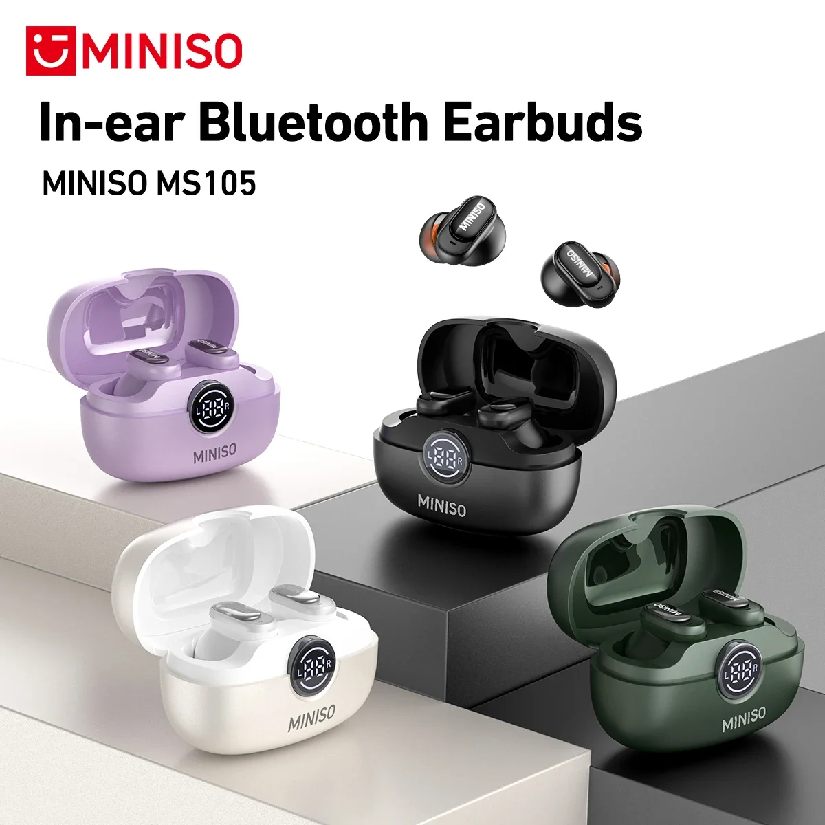 MINISO MS105 سماعة بلوتوث داخل - مراجعة Type C Wired Earphones With Mic وسعره