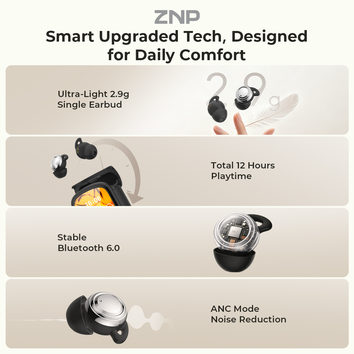 سماعات أذن ZNP P04 للمساعدة عل - مراجعة Headphones وسعره