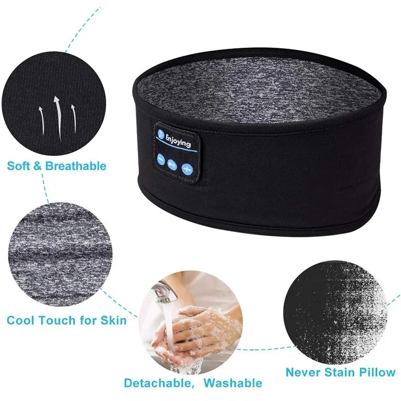 سماعات بلوتوث للنوم مع قناع لل - مراجعة Sleep Mask Headphones Bluetooth وسعره