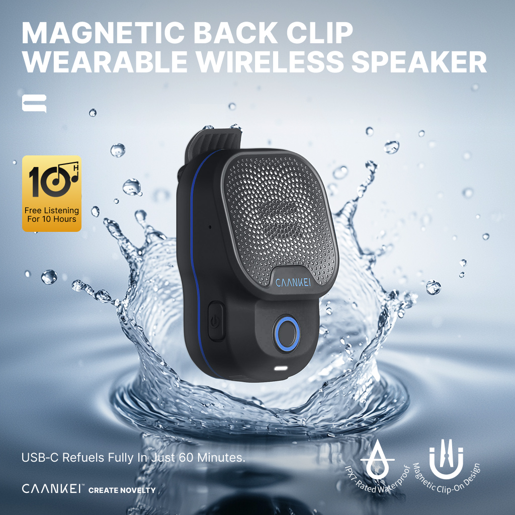 يمكن ارتداؤها سمّاعات بلوتوث I - مراجعة Portable Bluetooth Speaker Waterproof Ipx7 وسعره