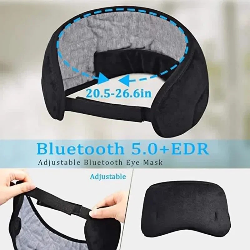 قناع عين ثلاثي الأبعاد مع سماع - مراجعة Sleep Mask Headphones Bluetooth وسعره