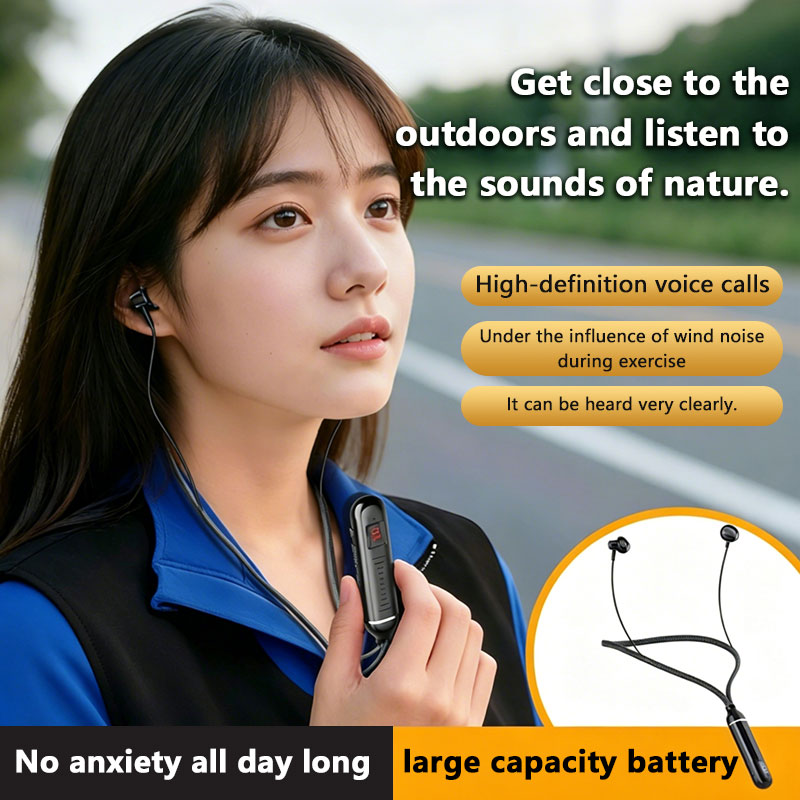    سماعات أذن لاسلكية بتقنية  - مراجعة Magnetic Neckband Sports Earphones وسعره