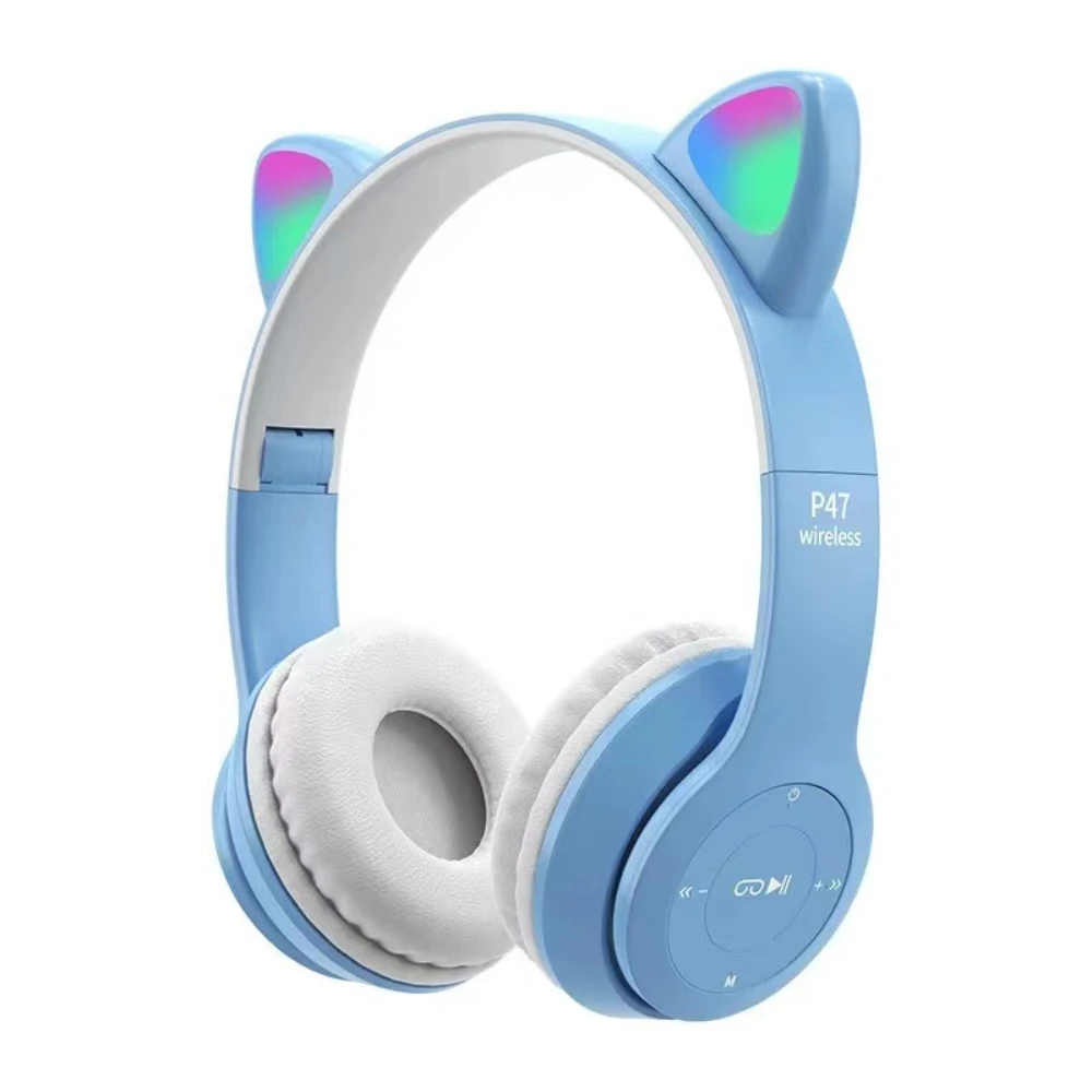 سماعة رأس لطيفة على شكل أذن قط - مراجعة Cat Ear Bluetooth Headset Led وسعره