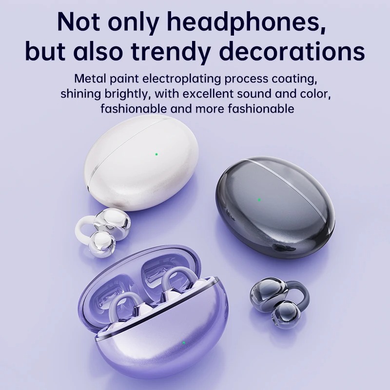 سماعات أذن مفتوحة بتقنية البلو - مراجعة Open Ear Air Conduction Headphones وسعره