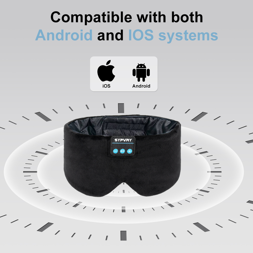سماعات بلوتوث قناع للنوم والسف - مراجعة Sleep Mask Headphones Bluetooth وسعره