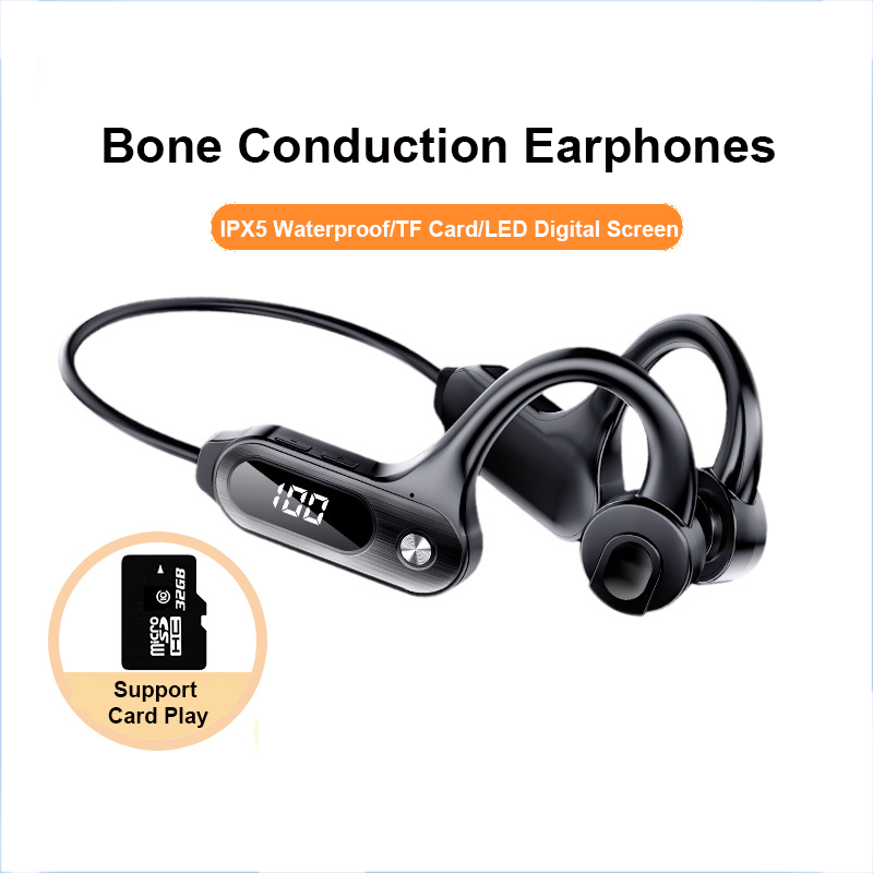 العظام التوصيل بلوتوث 5.3 سماع - مراجعة Bone Conduction Running Headphones وسعره