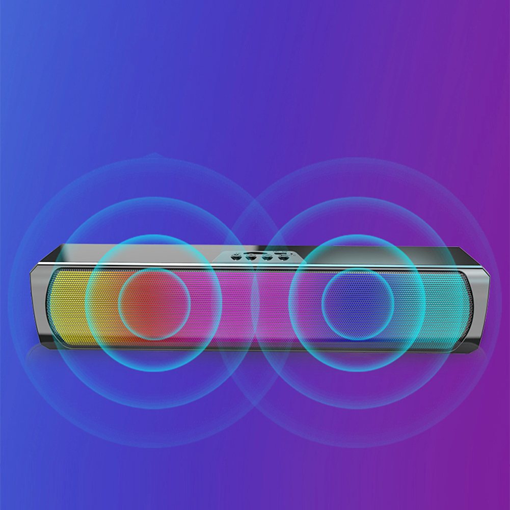 مكبرات صوت محمولة للكمبيوتر مع - مراجعة Rgb Computer Soundbar For Pc وسعره
