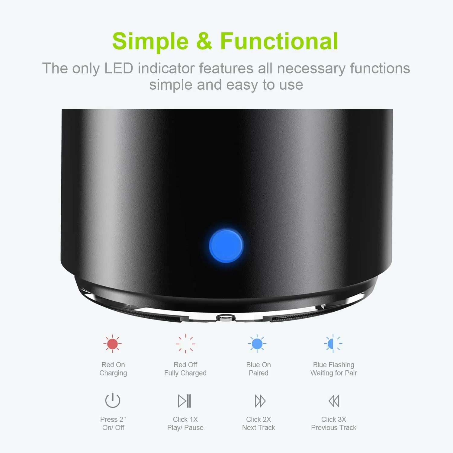 مكبر صوت بلوتوث صغير EWA A106  - مراجعة Portable Bluetooth Speaker Waterproof Ipx7 وسعره