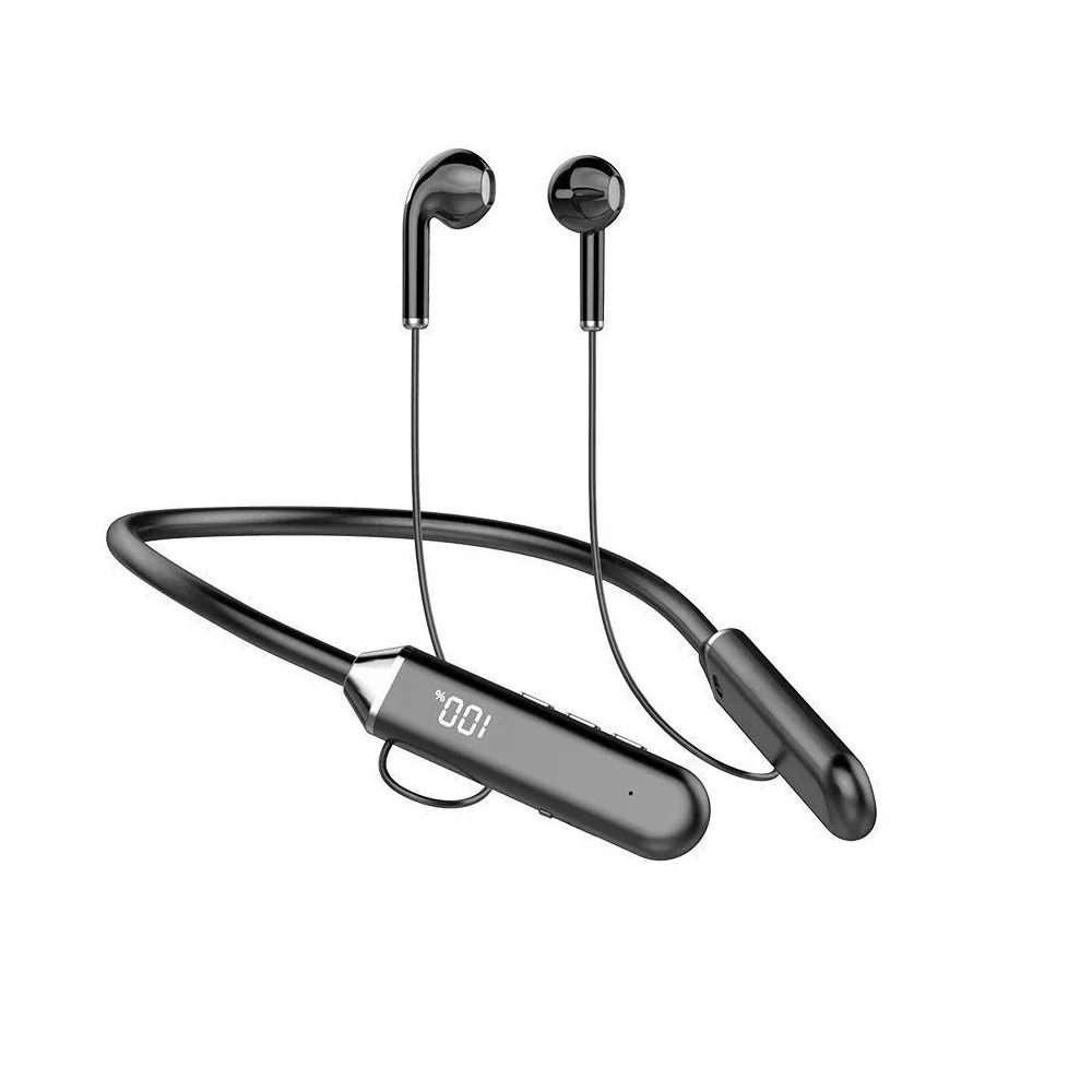 سماعات رأس لاسلكية بلوتوث 5.0  - مراجعة Magnetic Neckband Sports Earphones وسعره