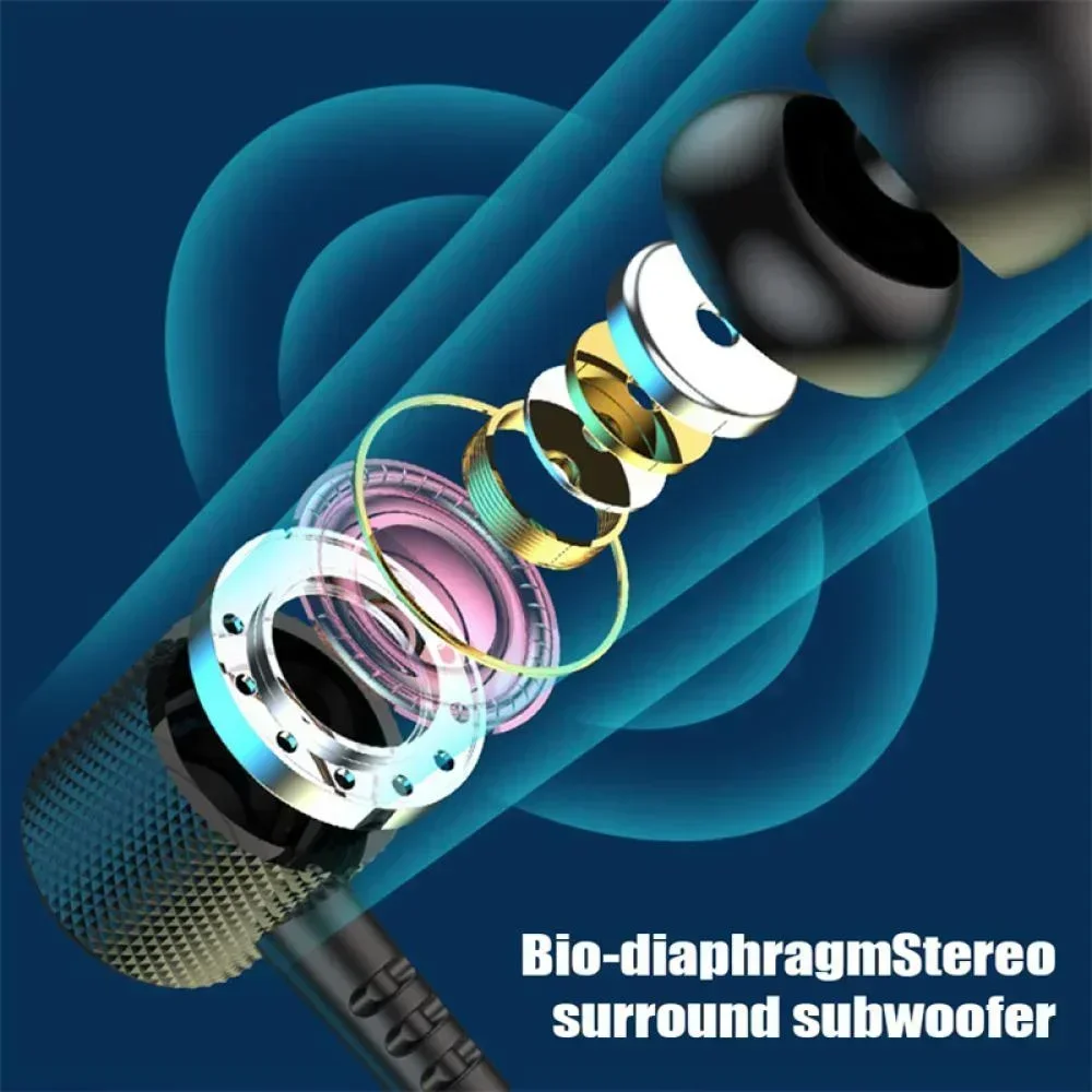 سماعات رأس لاسلكية بتقنية البل - مراجعة Magnetic Neckband Sports Earphones وسعره