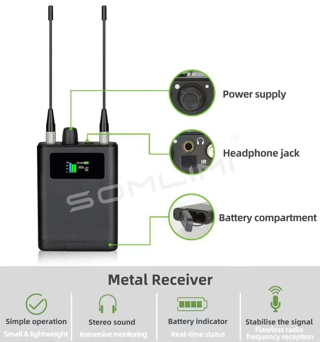 نظام مراقبة لاسلكي احترافي داخ - مراجعة In Ear Monitors For Singers وسعره
