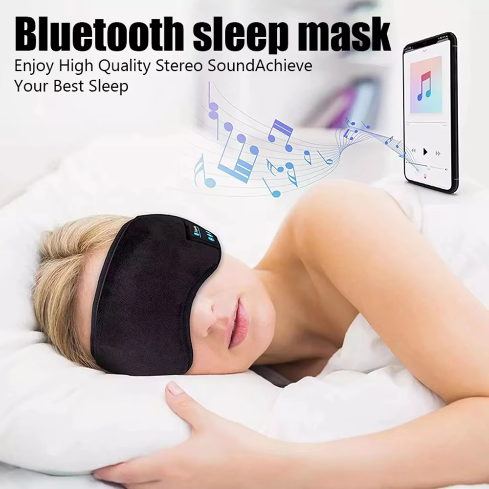 سماعات بلوتوث رياضية للنوم مع  - مراجعة Sleep Mask Headphones Bluetooth وسعره