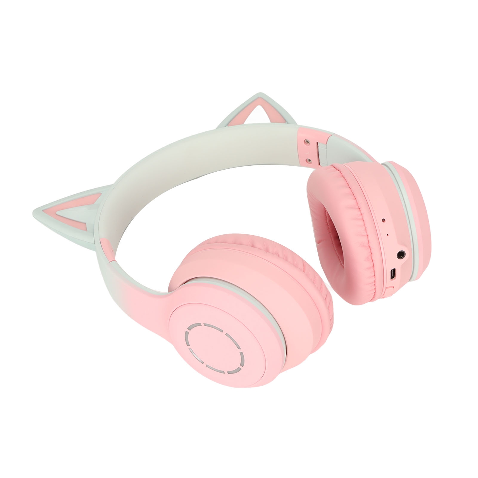 سماعات رأس لاسلكية للألعاب بتص - مراجعة Cat Ear Bluetooth Headset Led وسعره