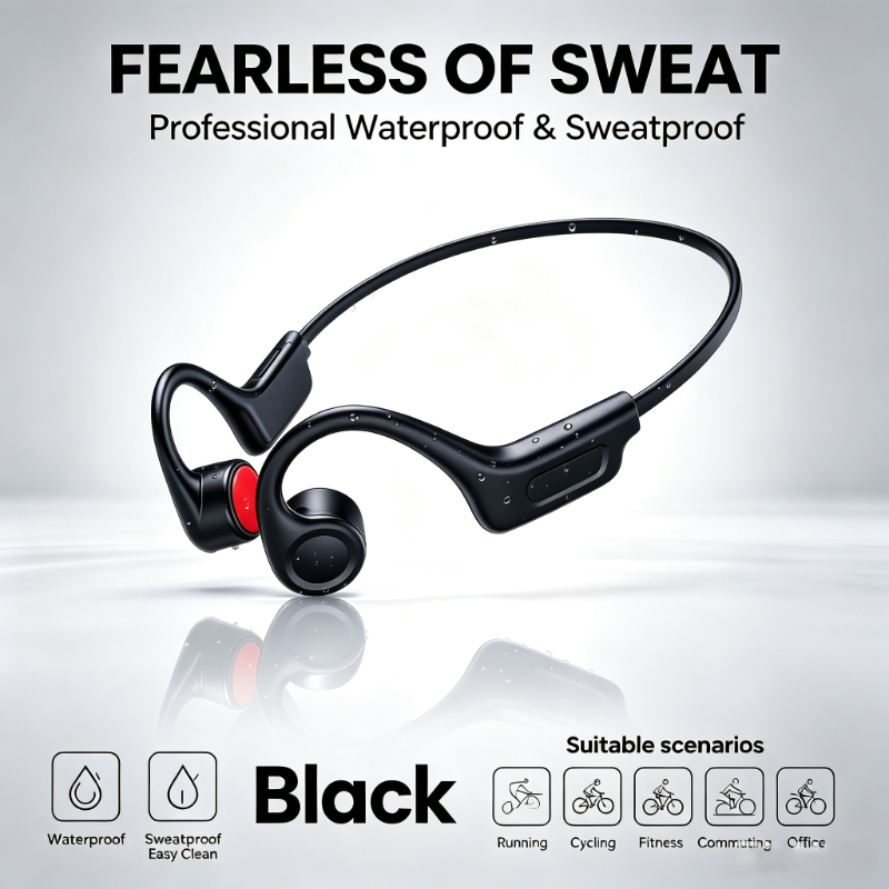 سماعات أذن رياضية بلوتوث جديدة - مراجعة Bone Conduction Running Headphones وسعره