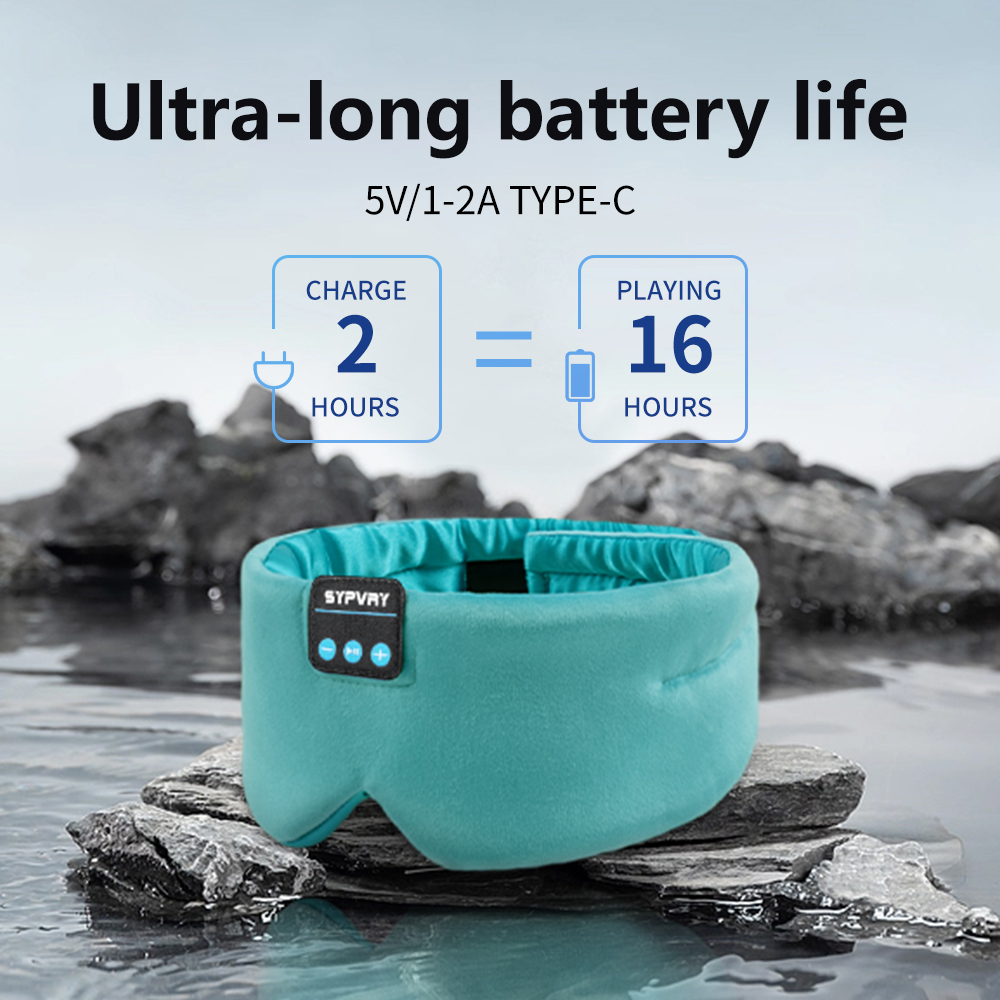 سماعات رأس بلوتوث للنوم مع قنا - مراجعة Sleep Mask Headphones Bluetooth وسعره