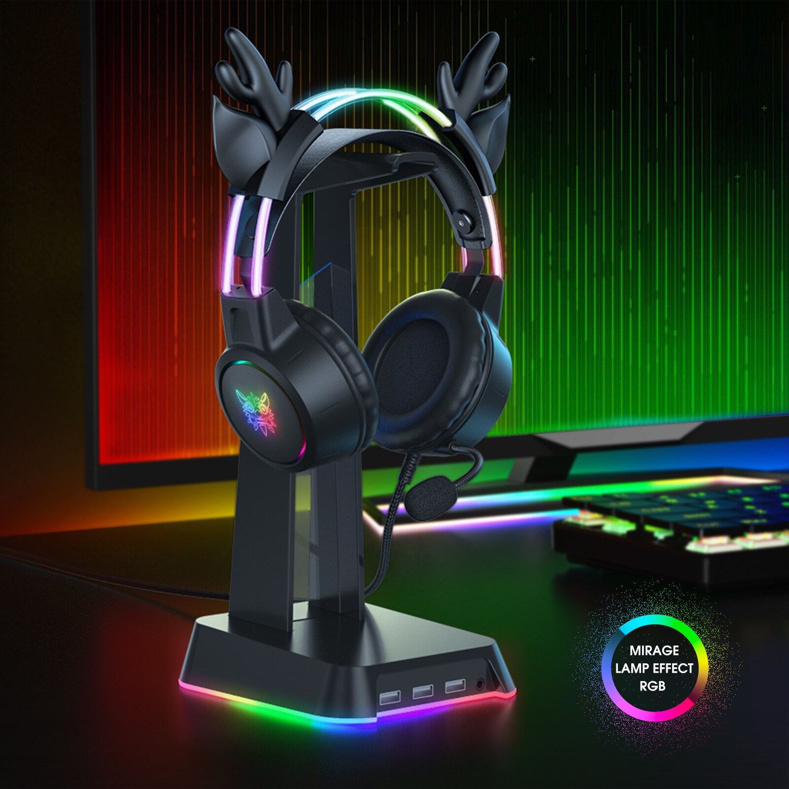 سماعات ONIKUMA قابلة للإلغاء ب - مراجعة Gaming Headset With Mic Rgb وسعره