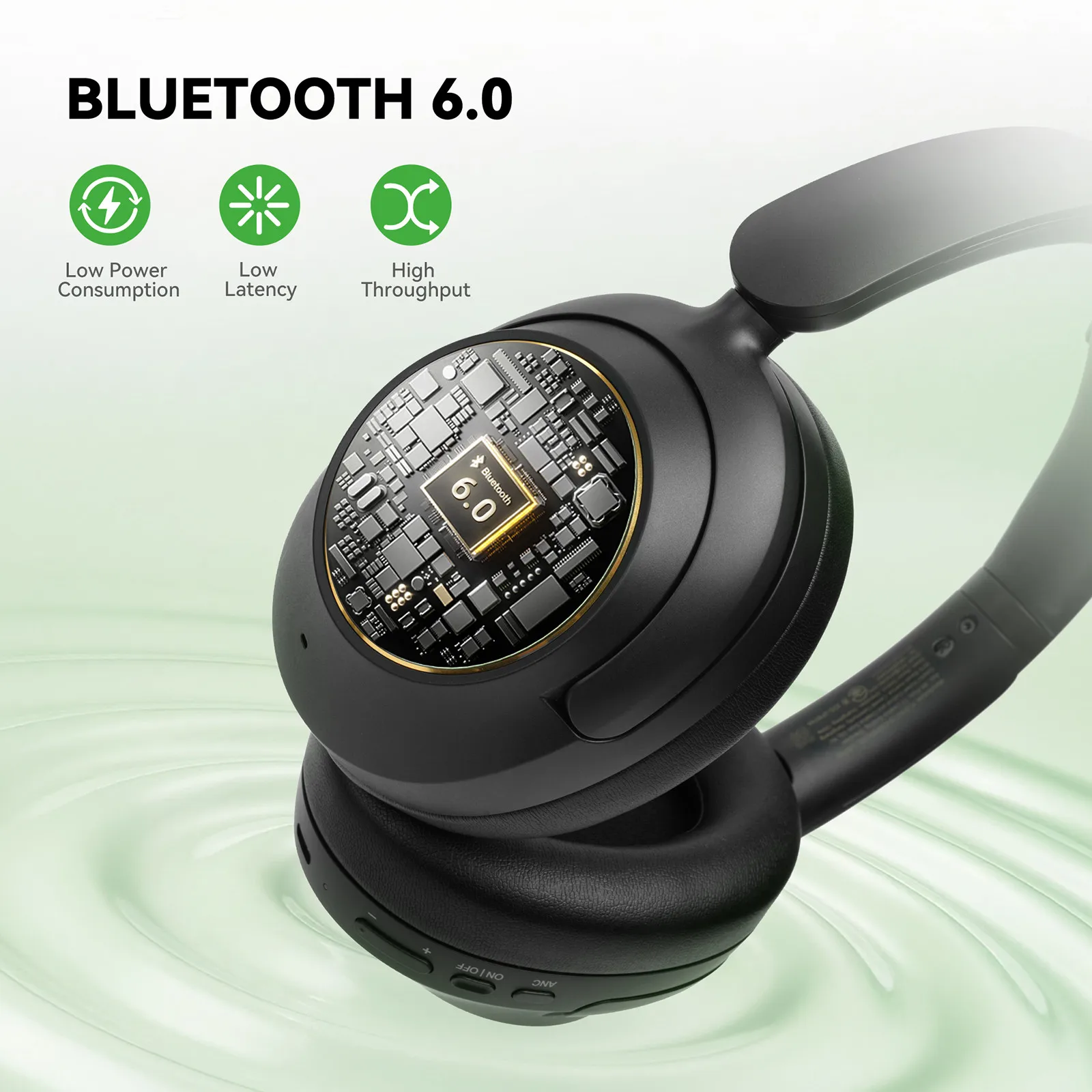 سماعات Oneodio A6 ANC اللاسلكي - مراجعة Anc Wireless Over Ear Headphones وسعره