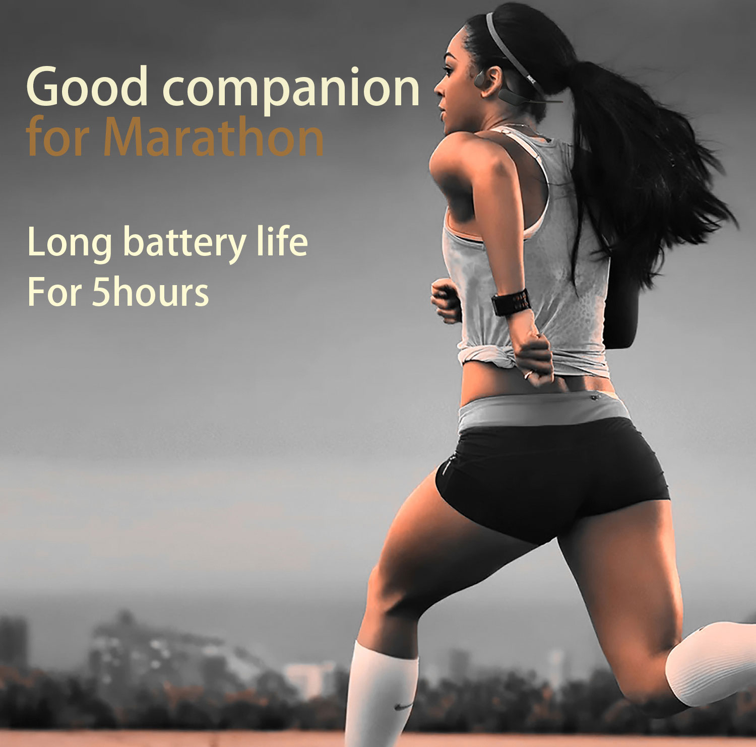 2024 كلاسيكي DG08 سماعة أذن تل - مراجعة Bone Conduction Running Headphones وسعره