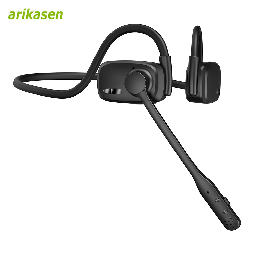 سماعات بلوتوث مع ميكروفون بوم  - مراجعة Open Ear Air Conduction Headphones وسعره