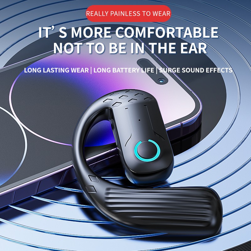 سماعة بلوتوث 5.4 لاسلكية مفتوح - مراجعة Open Ear Air Conduction Headphones وسعره