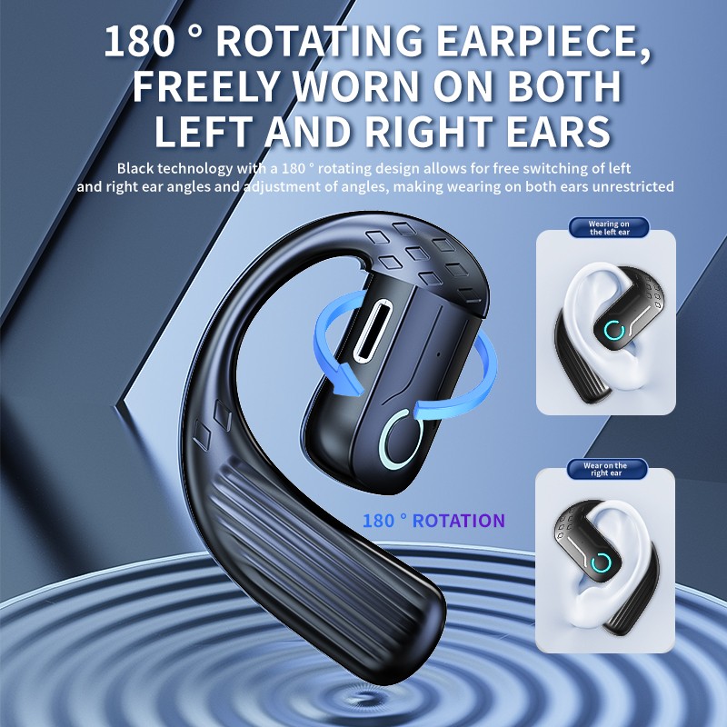 سماعة بلوتوث 5.4 لاسلكية مفتوح - مراجعة Open Ear Air Conduction Headphones وسعره