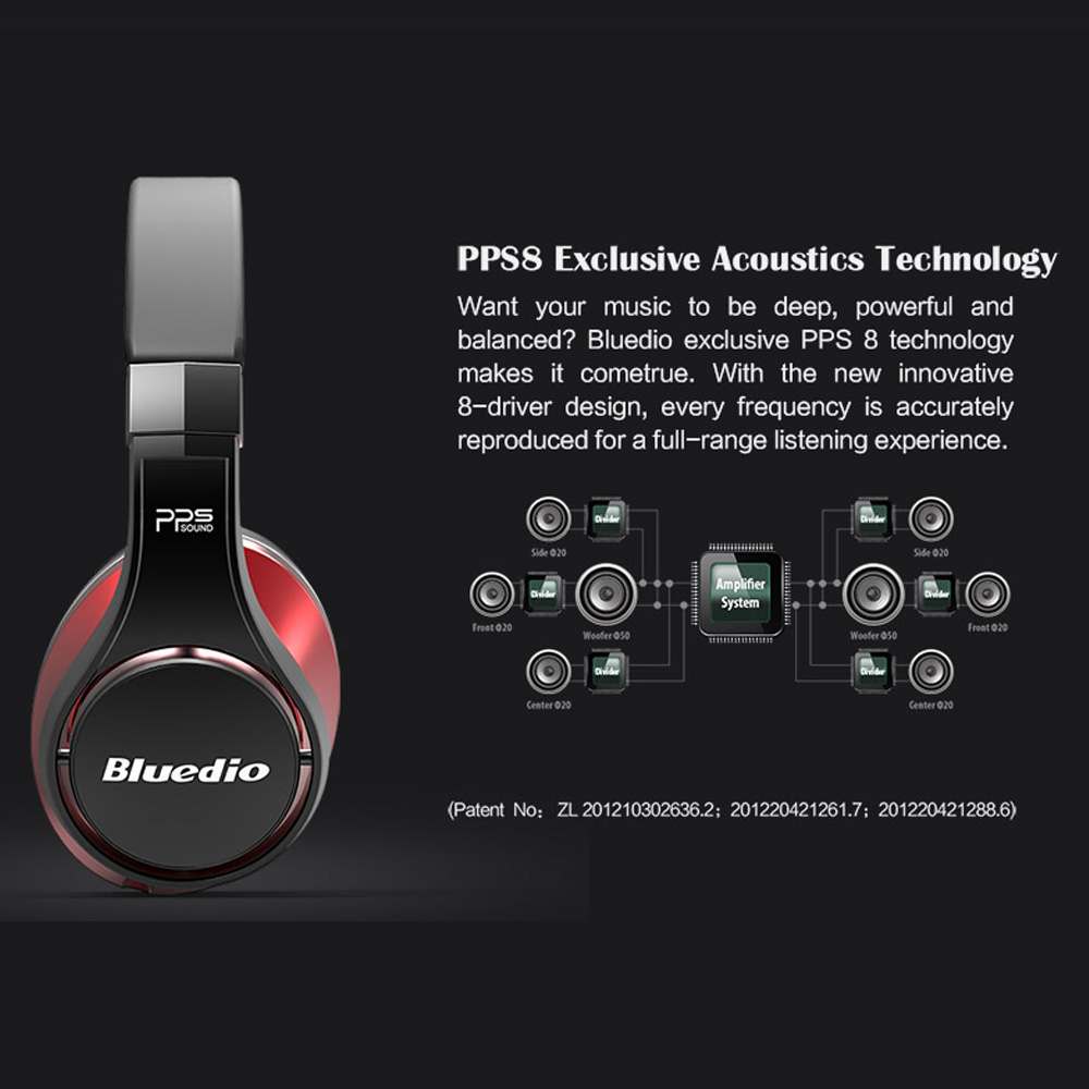 سماعة رأس Bluedio U UFO فوق ال - مراجعة Anc Wireless Over Ear Headphones وسعره