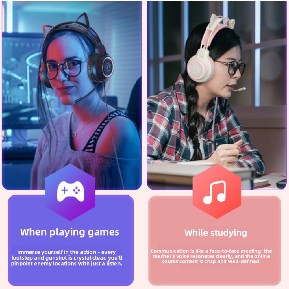 سماعات ألعاب RGB مع ميكروفون م - مراجعة Gaming Headset With Mic Rgb وسعره