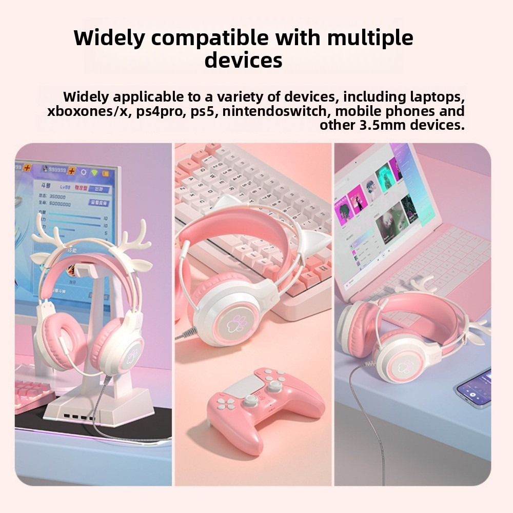 سماعات ألعاب RGB مع ميكروفون م - مراجعة Gaming Headset With Mic Rgb وسعره