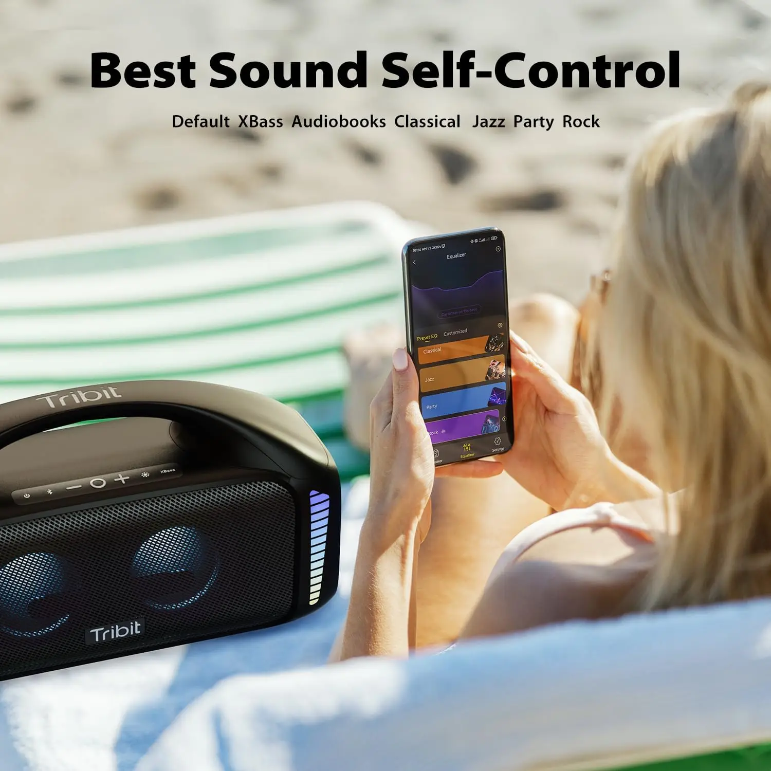 Tribit مكبر صوت بخاصية البلوتو - مراجعة Portable Bluetooth Speaker Waterproof Ipx7 وسعره